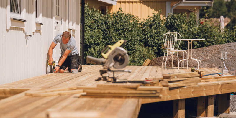 Deck Construction in Highlands, Texas