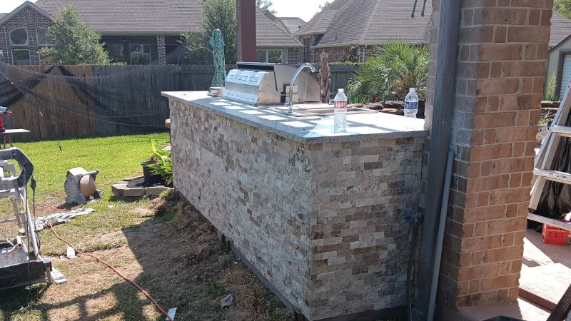 Outdoor Kitchens in Highlands, Texas
